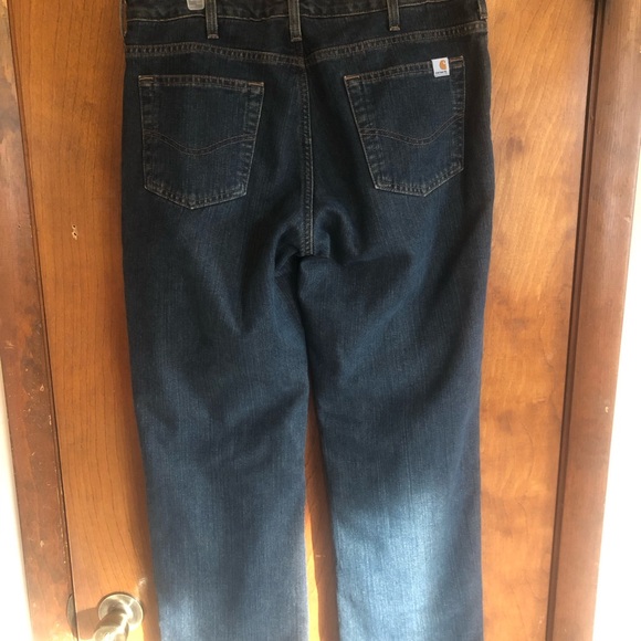 Women’s Carhartt Flannel Lined Jeans - Picture 2 of 4